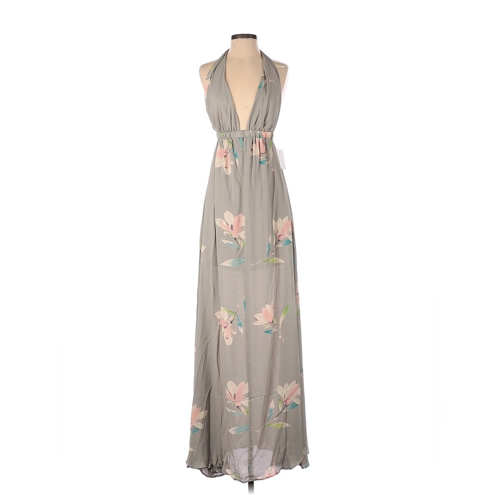 Show Me Your Mumu Luna Halter Dress Lily Showers Bridesmaid Gown - Picture 6 of 7